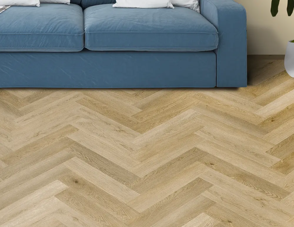 TRIBECA MOUNTAIN OAK (HERRINGBONE) ambientada